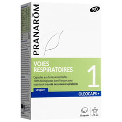 Pranarôm Oléocaps+ 1 Voies Respiratoires Bio 30 Capsules