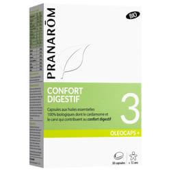 Pranarôm Oléocaps+ 3 Confort Digestif Bio 30 Capsules