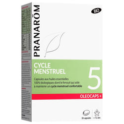 Pranarôm Oléocaps+ 5 Cycle Menstruel Bio 30 Capsules