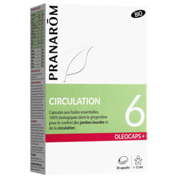 Pranarôm Oléocaps+ 6 Circulation Bio 30 Capsules