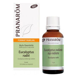 Pranarôm Huile Essentielle Eucalyptus Radié (Eucalyptus radiata ssp radiata) Bio 30 ml