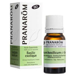 Pranarôm Huile Essentielle Basilic Exotique Bio 10 ml