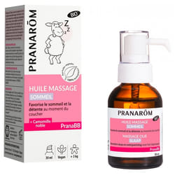 Pranarôm PranaBB Huile Massage Sommeil Bio 30 ml