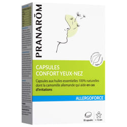 Pranarôm Allergoforce Capsules Confort Yeux-Nez 30 Capsules