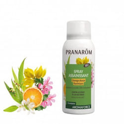 Pranarom Aromaforce Spray Assainissant Ravintsara Orange Douce Bio 75ml