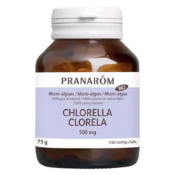 Pranarôm Micro-Algues Chlorella Bio 150 Comprimés