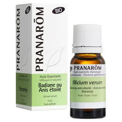 Pranarôm Huile Essentielle Badiane ou Anis Étoilé (Illicum Verum) Bio 10 ml