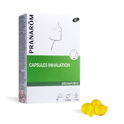 Pranarôm Aromaforce Capsules Inhalation Bio Boîte de 15 Mono-Doses