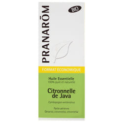Pranarôm Huile Essentielle Citronnelle de Java (Cymbopogon winterianus) Bio 30 ml