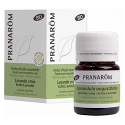 Pranarôm Perles d'Huile Essentielle Lavande Vraie (Lavandula angustifolia) Bio 60 Perles