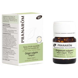 Pranarôm Perles d'Huile Essentielle Origan Vulgaire (Oregano) Bio 60 Perles