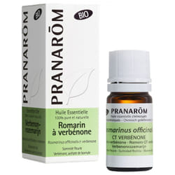 Pranarôm Huile Essentielle Romarin à Verbénone (Rosmarinus officinalis CT verbénone) Bio 5 ml