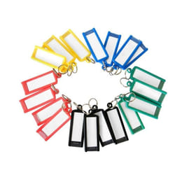 Porte-clés - JPC - Sachet de 20 - Avec anneau brisé - Mixte - Pratique et polyvalent