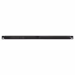 LOGON RAO205BL, Panneau de gestion de câbles, Noir, Métal, 0.5U, 48,3 cm (19"), 482 mm