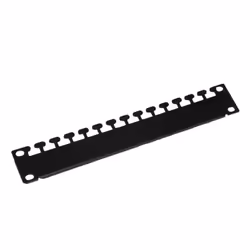 LOGON RAO305BL, Panneau de gestion de câbles, Noir, Métal, 1U, 48,3 cm (19"), 480 mm