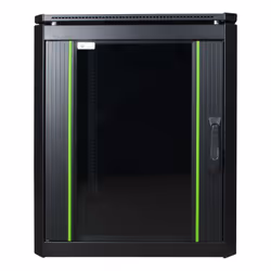 LOGON RDL12U68BL, Rack autonome, 12U, 600 kg, Verrouillage des touches, Pieds réglables, Gestion optimisée des câbles