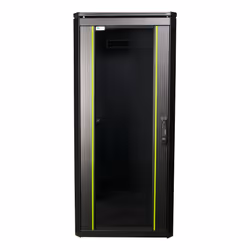 LOGON RDL26U66BL, Rack autonome, 26U, 600 kg, Verrouillage des touches, Pieds réglables, Gestion optimisée des câbles