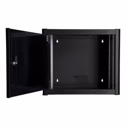 LOGON RWM09U45BL étagère 9U Rack monté sur le mur Noir