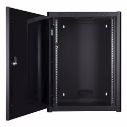 LOGON RWP16U45BL étagère 16U Rack monté sur le mur Noir