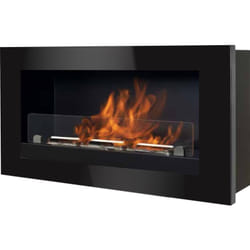 Tecno Air System Verona Cheminée encastrable Bioéthanol Noir