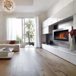 Tecno Air System Verona Cheminée encastrable Bioéthanol Noir