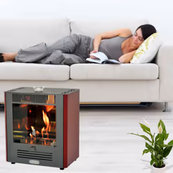 Tecno Air System Biostufa Mini Ruby poêle Pose libre Bioéthanol Bordeaux