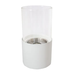 Tecno Air System Torcello Intérieure Cheminée portable Bioéthanol Blanc