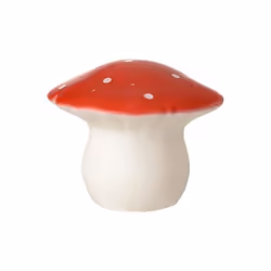 Lampe champignon moyen modèle Rouge - Egmont Toys - Veilleuse LED 6 Watt