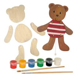 Egmont Toys Ours Pantin en Bois à Peindre