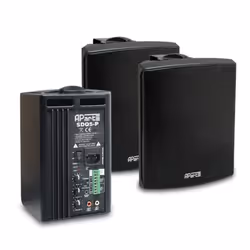 APart SDQ5P-BL, 2.0 canaux, 60 W, 45 - 20000 Hz, Noir