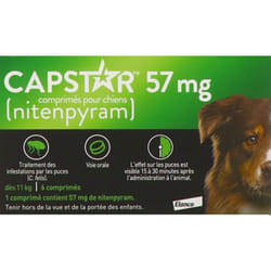 Capstar 57Mg Chiens 6 Comprimés