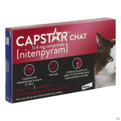 Capstar 11.4Mg Chats 6 Comprimés