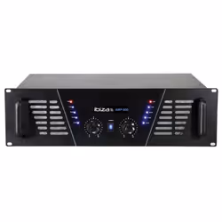 Ibiza Sound AMP800, 2.0 canaux, 600 W, 600 W, 400 W, Bornes à vis, 6,3 mm