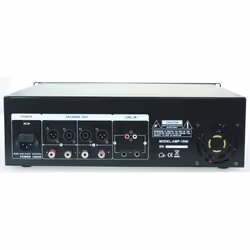 Ibiza Sound AMP1000 amplificateur audio Spectacle/Scène Noir