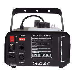 Lotronic LSM1500PRO machine à fumée Eau 2,3 L 1500 W Noir, Gris