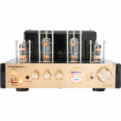 Madison Sound MAD-TA10BT amplificateur audio 2.0 canaux Maison Or, Noir