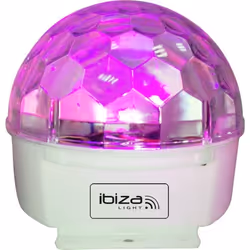 IBIZA LIGHT ASTRO-9C-RC Effet de lumière astro à 9 LED de couleur