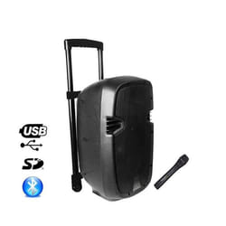 Sono Portable Autonome 10/25cm 400W USB/SD/BLUETOOTH & 1 MICRO VHF HYBRID10VHF-BT Ibiza