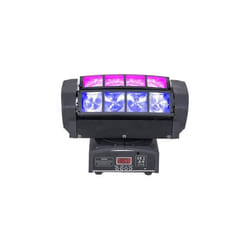 Effet de Lumière Spider - IBIZA LIGHT - QUAD8-FX - LED cree rvbb 10w - Pan 540° - Tilt 205°