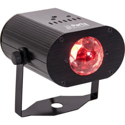 PARTY LIGHT & SOUND PARTY-MINIWAVE Effet de lumière à LED 9W RGB 3-en-1 Waterwave