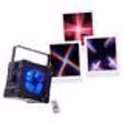 IBIZA HYPNO40-LED - Effet de lumière psychédélique 4 LED - 4-en-1 de 10W RGBW