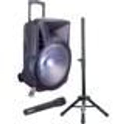 Enceinte Active Portable USB Bluetooth BOOST-MOBILE15-SET 700W