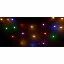 Guirlande lumineuse - IBIZA - LEDSTRING-COLOR - 20 LEDs de couleur avec une protection IP44 - 10 m