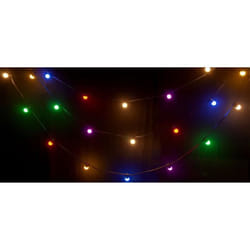 Guirlande lumineuse - IBIZA - LEDSTRING-COLOR - 20 LEDs de couleur avec une protection IP44 - 10 m