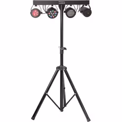IBIZA - LIGHT DJLIGHT85LED - Support de Lumière avec projecteur PAR STROBO MOON & LASER