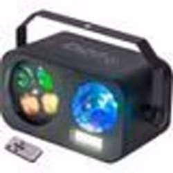 Ibiza COMBILED20 - Effet lumineux combiné 3 en 1 astro-strobo-gobo beam
