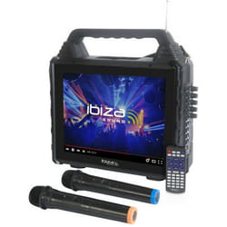 Ibiza Sound KARAVISION haut-parleur portable et de fête Orateur du parti Noir 30 W