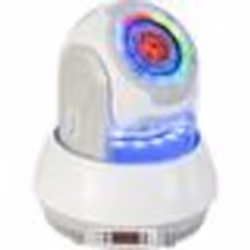 IBIZA LIGHT STAR-SPOT-WH - Lyre Spot 30W RGBW à 7 Gobos et 3 anneaux Lumineux