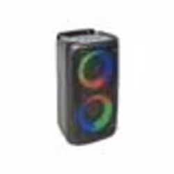 ENCEINTE ACTIVE 2 x 3/8cm 100W AVEC BOOMERS LUMINEUX