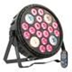 Ibiza Light BIGPAR-16RGBW4WWCW - Projecteur PAR XXL 16 LED 4W RGBW 4-EN-1 + 4 LED 30W Blanc Chaud / Froid